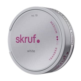 Skruf Skruf no 19 Tranbär White Portion – nikotinpåsar