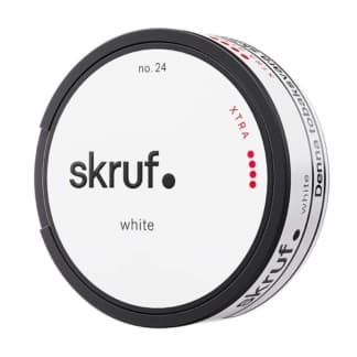 Skruf Skruf no 24 Xtra Stark White Portion Strong – nikotinpåsar