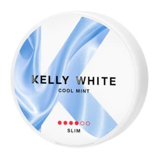 KELLY WHITE Cool Mint Slim Strong - nikotinpåsar
