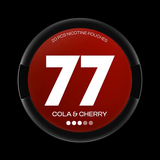 77 77 Cola &amp;amp; Cherry Medium Normal – nikotinpåsar