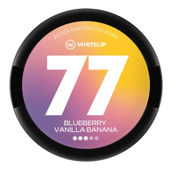 77 77 Blueberry Vanilla Banana – nikotinpåsar