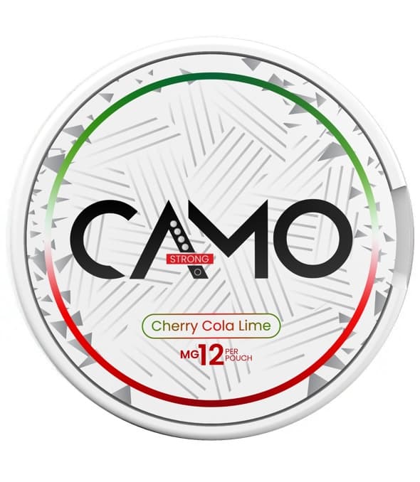 CAMO CAMO Cherry Cola Lime Strong Strong – nikotinpåsar
