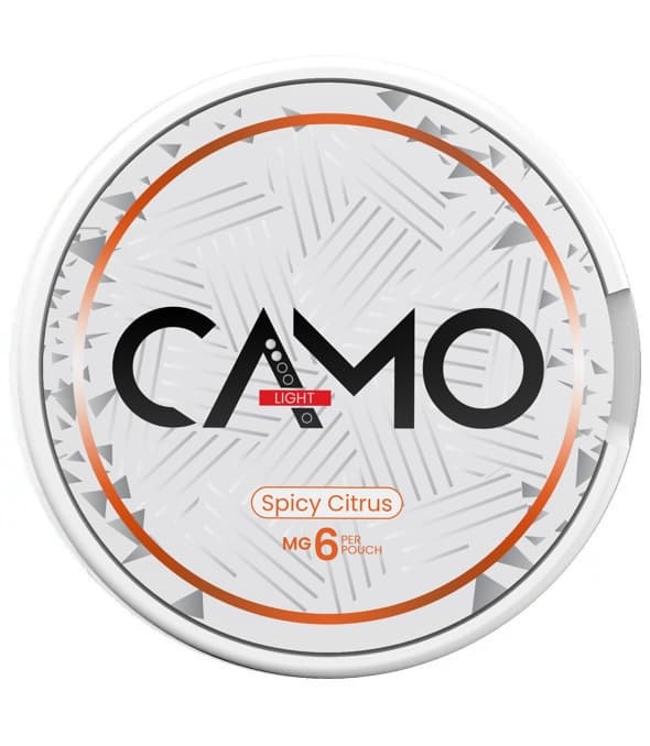 CAMO CAMO Spicy Citrus Light Light – nikotinpåsar