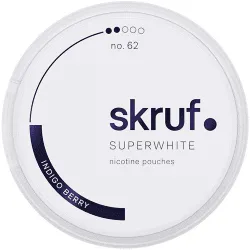 Skruf Skruf Superwhite No. 62 Indigo Berry – nikotinpåsar