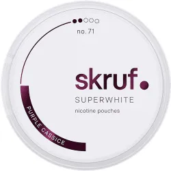 Skruf Skruf Superwhite No. 71 Purple Cassice – nikotinpåsar