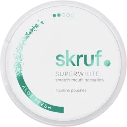 Skruf SuperWhite Aloe Fresh - nikotinpåsar