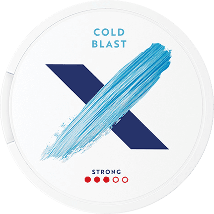 X All White X Cold Blast Strong Strong – nikotinpåsar