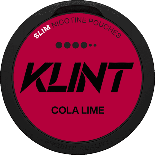 KLINT KLINT Cola Lime Strong Extra Strong – nikotinpåsar