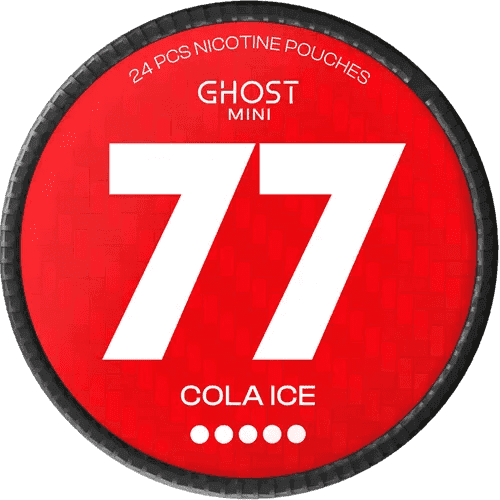 77 snus 77 Ghost Mini Cola Ice 5 Extra Strong – nikotinpåsar