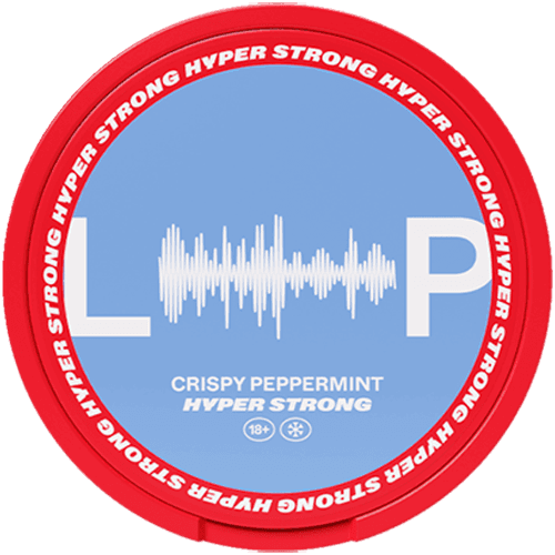 LOOP LOOP Crispy Peppermint Hyper Strong Strong – nikotinpåsar