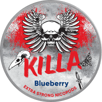 KILLA KILLA Blueberry Strong – nikotinpåsar