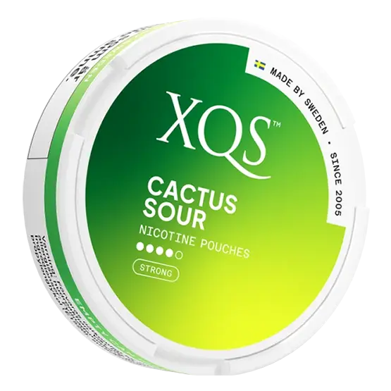 XQS Cactus Sour Slim All White Portion - nikotinpåsar