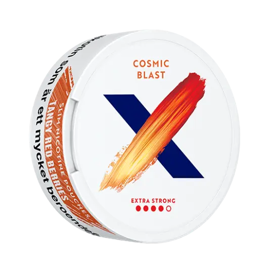 X Cosmic Blast Slim Extra Strong #4 - nikotinpåsar