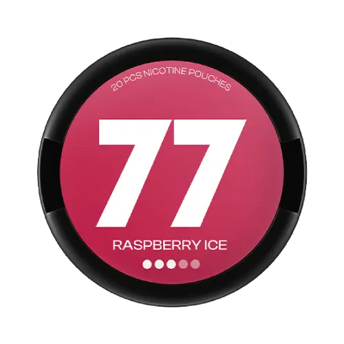 77 77 Raspberry ICE #3 Strong – nikotinpåsar