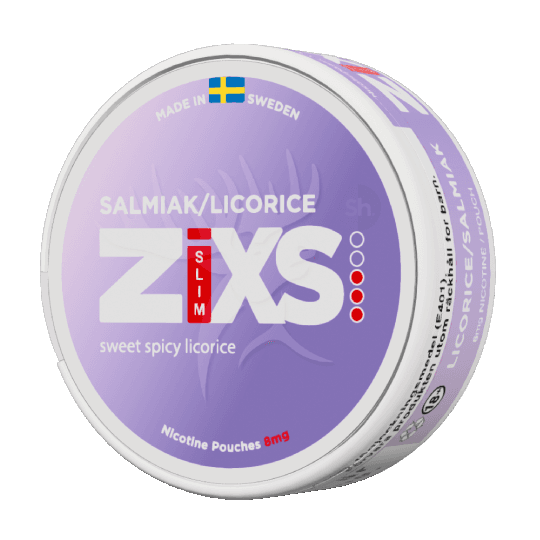 ZIXS ZIXS Slim Salmiak #3 Strong – nikotinpåsar