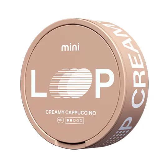 Loop Loop Mini Creamy Cappuccino Light – nikotinpåsar