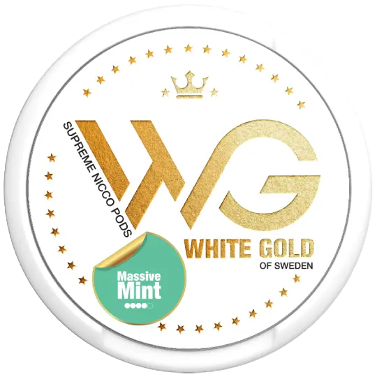 White Gold Massive Mint #4 - nikotinpåsar