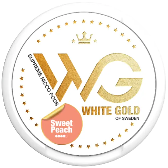 White Gold Sweet Peach - nikotinpåsar