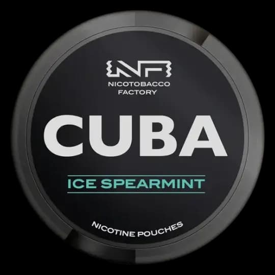 CUBA CUBA Black ICE Spearmint 43mg – nikotinpåsar