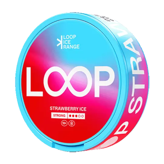Loop Loop Strawberry Ice Strong #3 Normal – nikotinpåsar