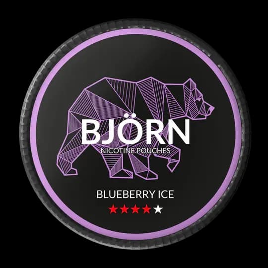BJÖRN BJÖRN Blueberry ICE #4 – nikotinpåsar