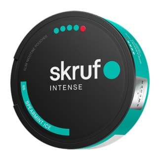 skruf skruf INTENSE No 105 Spearmint Ice Ultra Strong Strong – nikotinpåsar