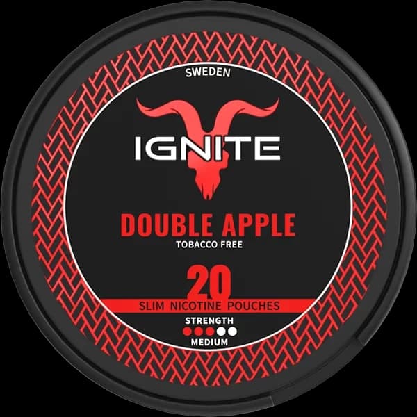 Ignite Double Apple Medium - nikotinpåsar