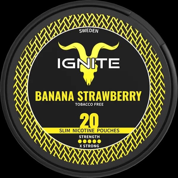Ignite Banana Strawberry - nikotinpåsar
