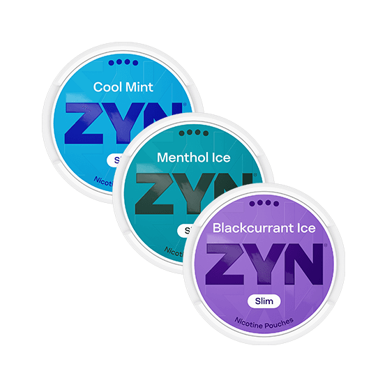ZYN ZYN Slim S4 Mixed 3p Extra Strong – nikotinpåsar