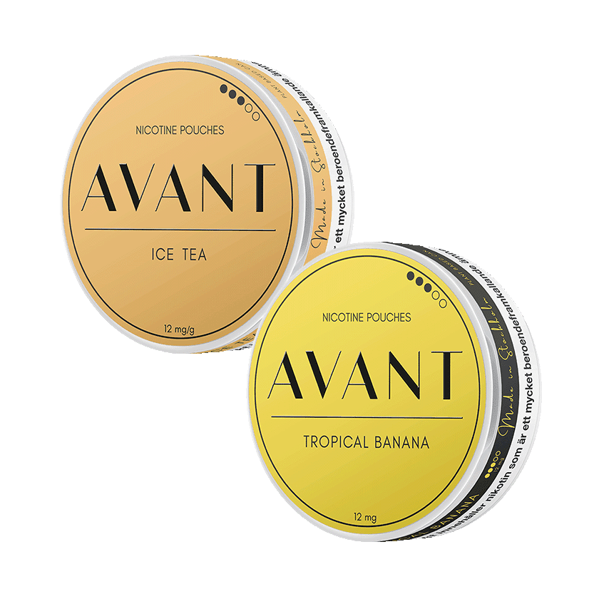 Avant Tropical Banana + Ice Tea Mixpack - nikotinpåsar