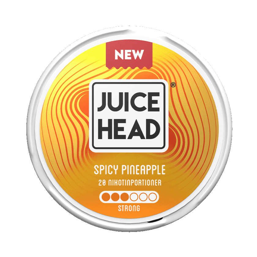Juice Head Juice Head Spicy Pineapple 9mg Strong Normal – nikotinpåsar