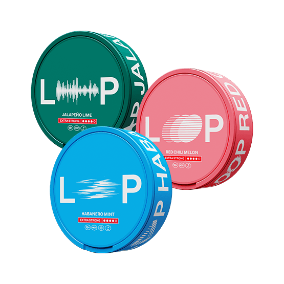 Loop Mixpack Extra Strong 3-pack - nikotinpåsar