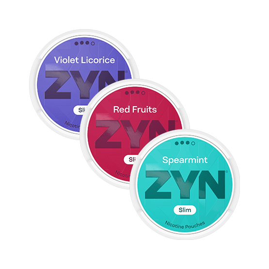 ZYN ZYN Slim S3 Mixed 3p Normal – nikotinpåsar