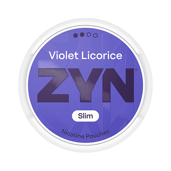 ZYN Zyn Violet Licorice Slim 3 Normal – nikotinpåsar