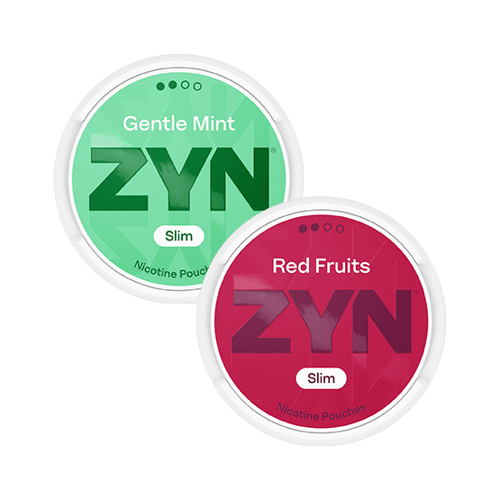 ZYN ZYN Slim S2 Fruity and Minty 2p Light – nikotinpåsar