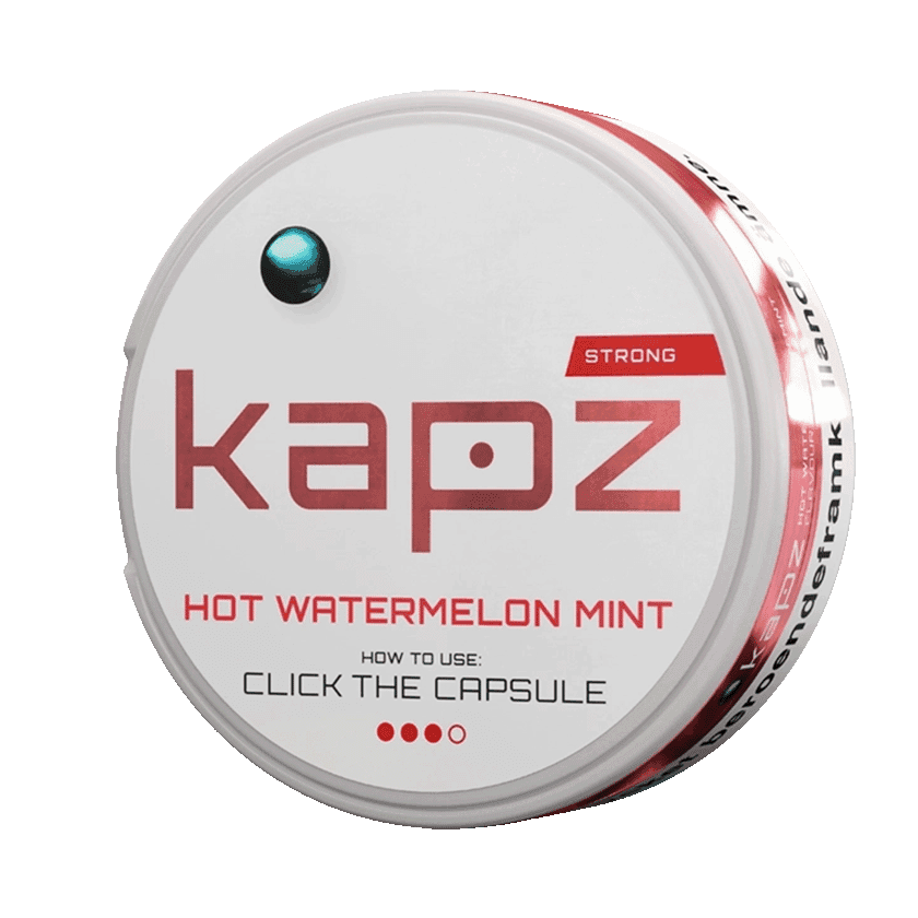 Kapz Hot Watermelon Mint Mini Strong - nikotinpåsar