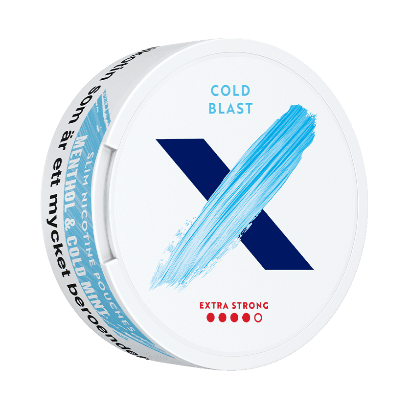 X Cold Blast Extra Strong - nikotinpåsar