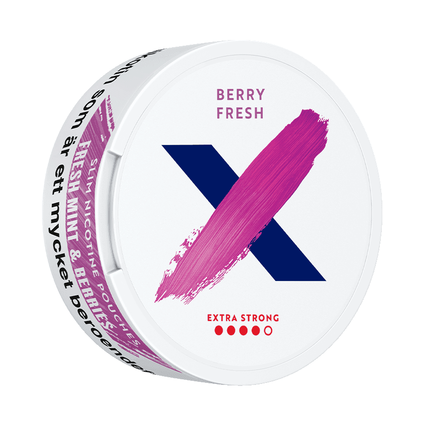 X Berry Fresh Extra Strong - nikotinpåsar