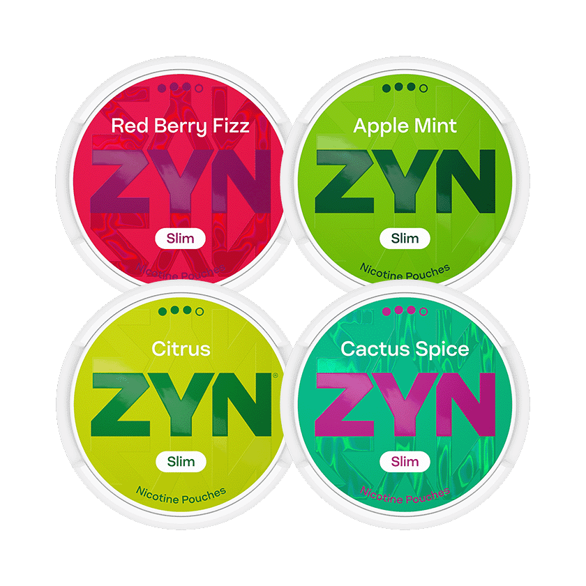 Zyn Slim Fruit and Berry S3 4-pack - nikotinpåsar