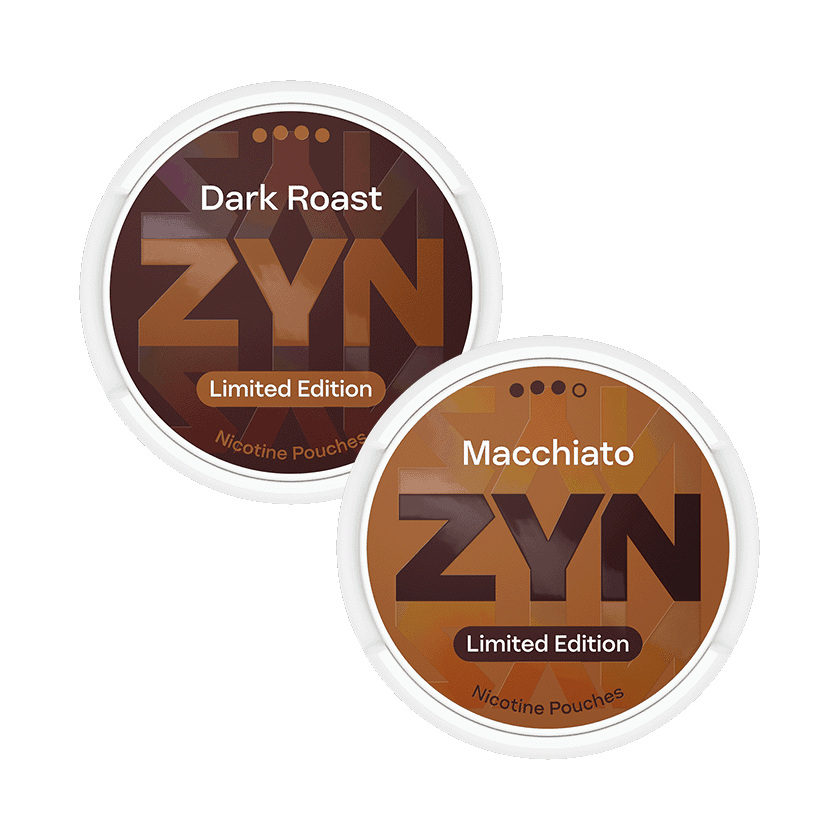 ZYN Zyn Dark Roast and Macchiato 2-pack – nikotinpåsar