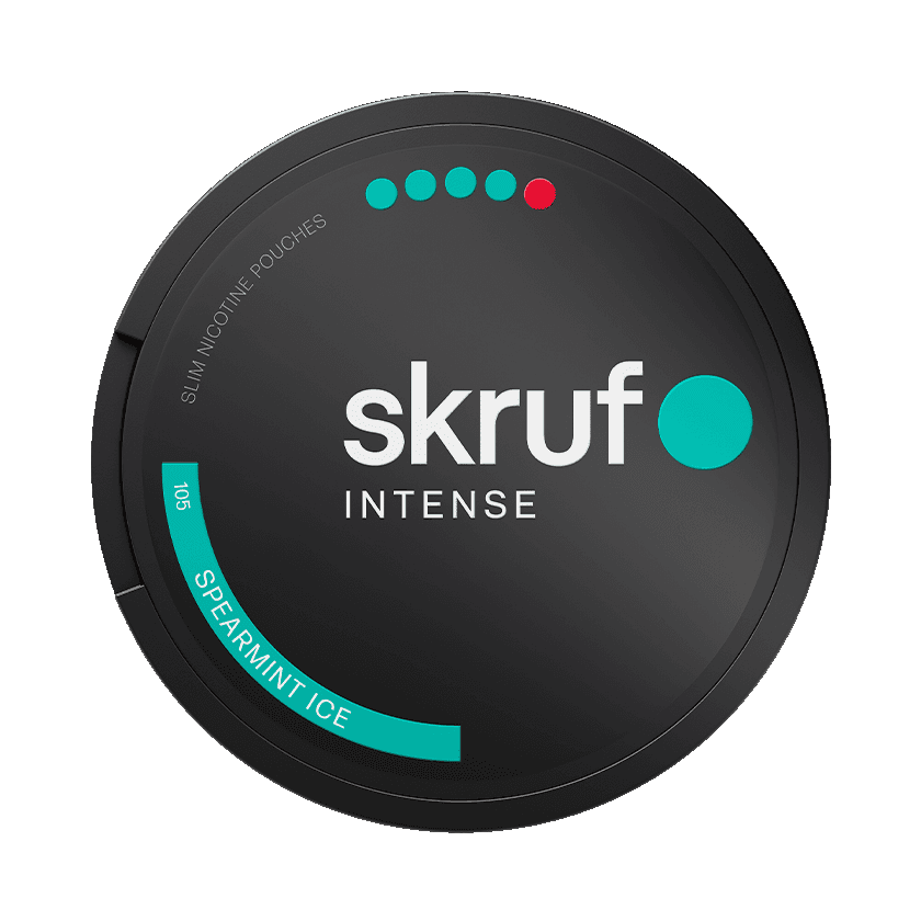 Skruf Intense Skruf Intense No.105 Spearmint Ice S4 Strong – nikotinpåsar