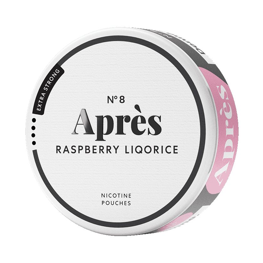 Après No.8 Raspberry Liqorice Extra Strong - nikotinpåsar