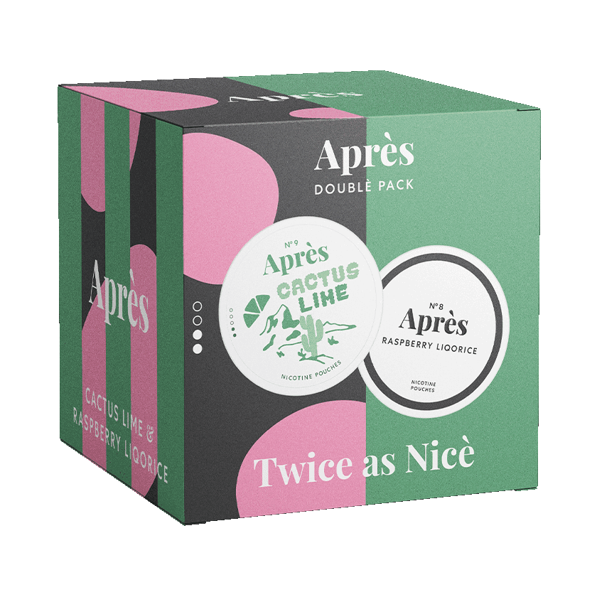Après Cactus Lime & Raspberry Liqorice Box - nikotinpåsar