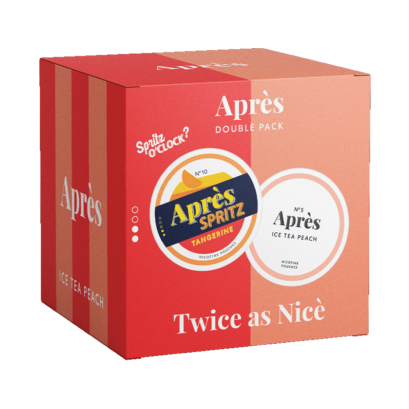 Après Tangerine Spritz & Ice Tea Peach Box - nikotinpåsar