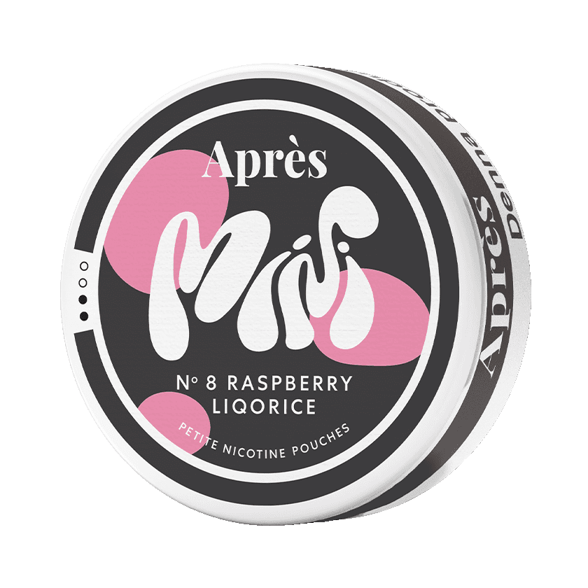 Après No.8 Raspberry Liqorice Mini S2 - nikotinpåsar
