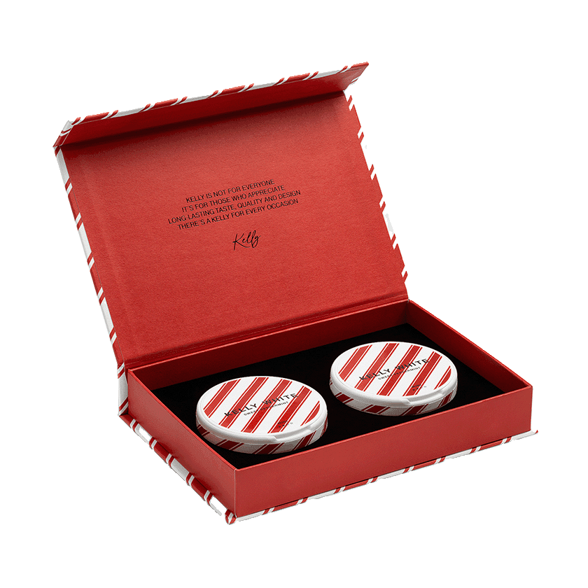 Kelly White Kelly White Sweet Peppermint Mini Limited X-mas Box Light – nikotinpåsar