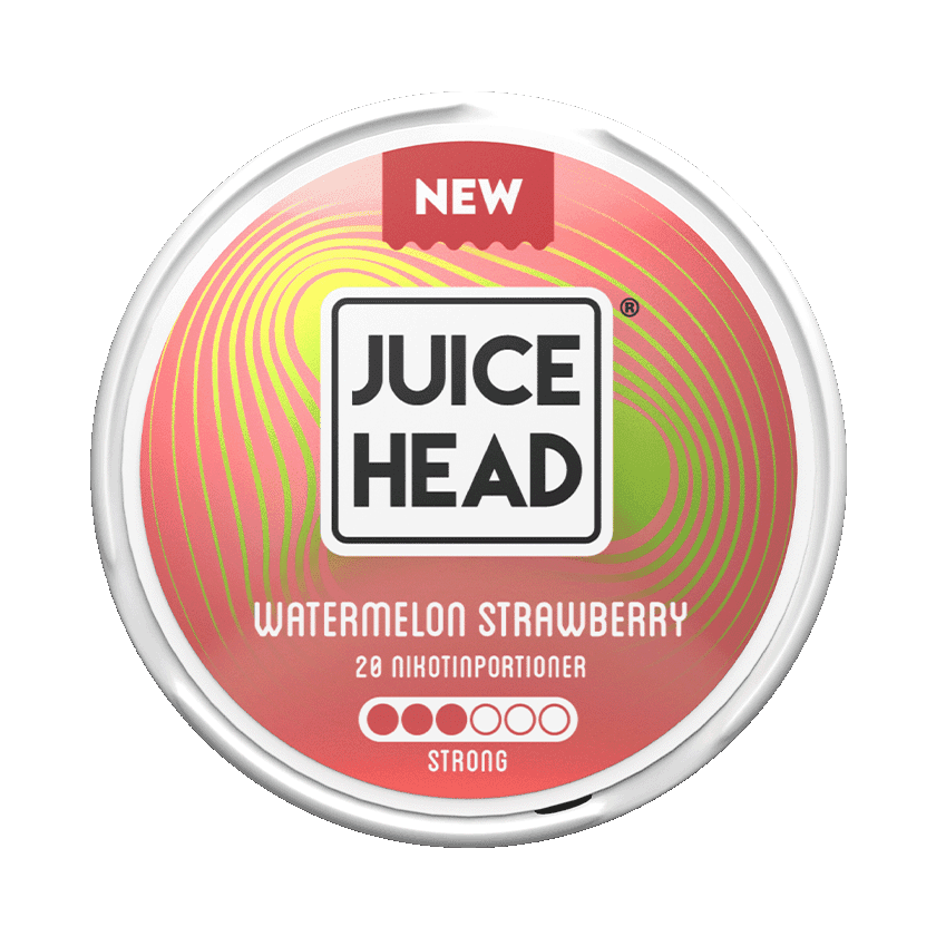 Juice Head Watermelon Strawberry 9mg Strong - nikotinpåsar