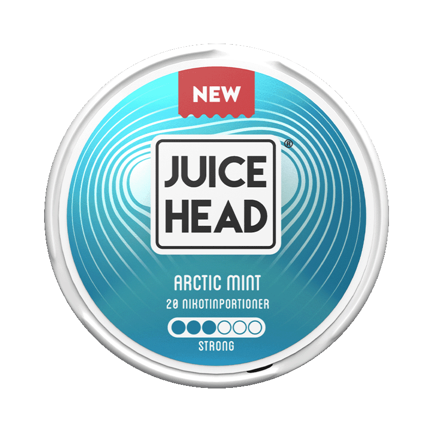 Juice Head Juice Head Arctic Mint 9mg Strong Normal – nikotinpåsar