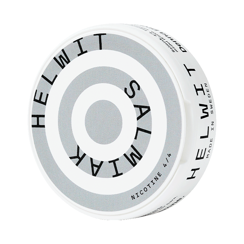 Helwit Salmiak S4 - nikotinpåsar