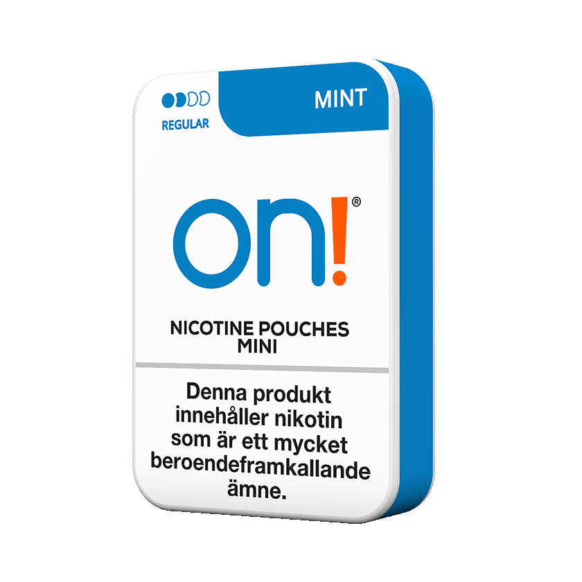 On! On! Mint Mini 3mg Regular Light – nikotinpåsar